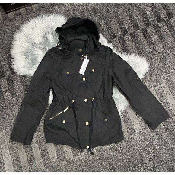 Made By Johnny Womens Pop Of Color Anorak‎ Parka Jacket Size XL - Picture 8 of 9